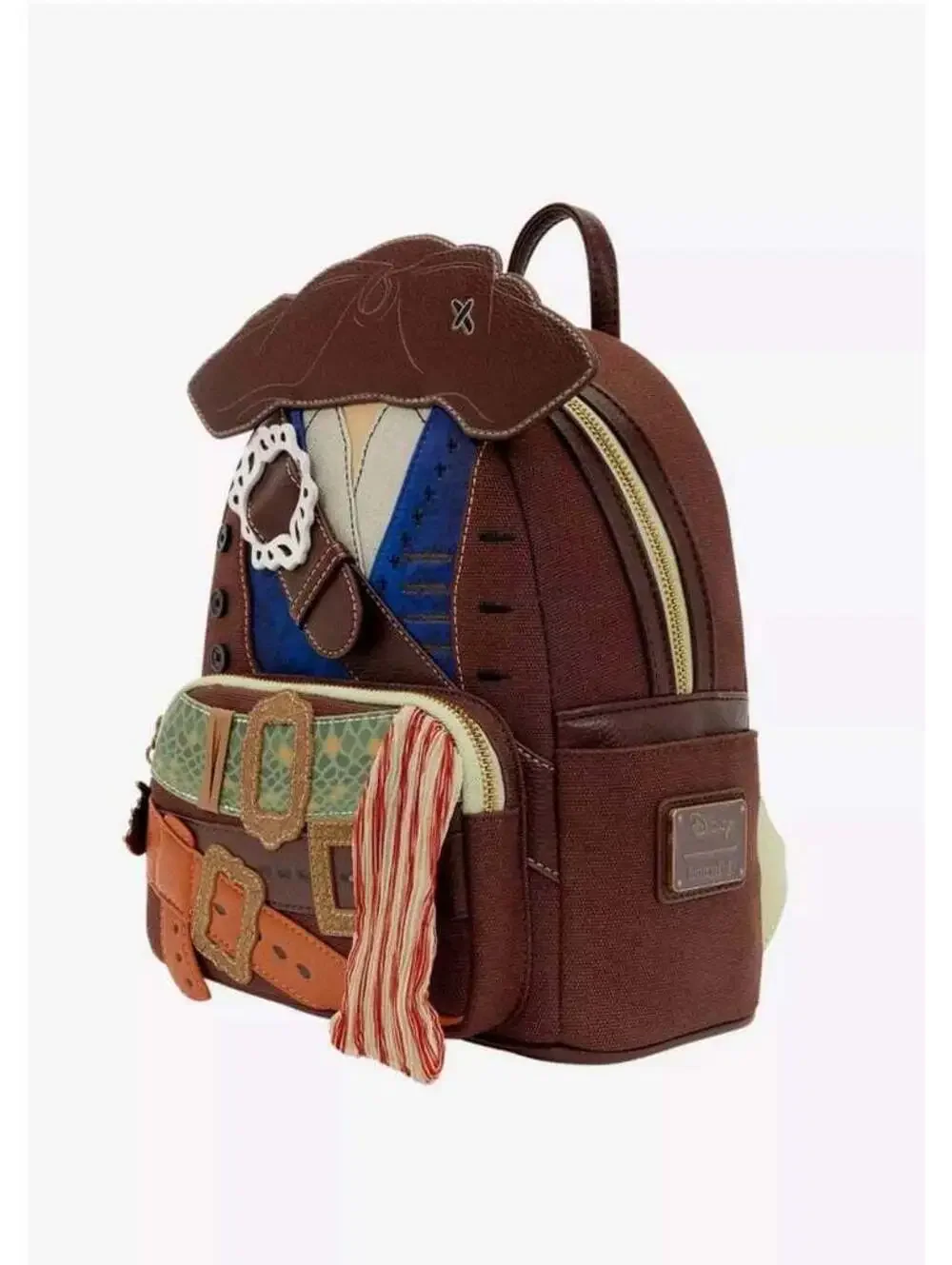 Loungefly Disney The Pirates of the Caribbean Jack Sparrow Figural Mini Backpack